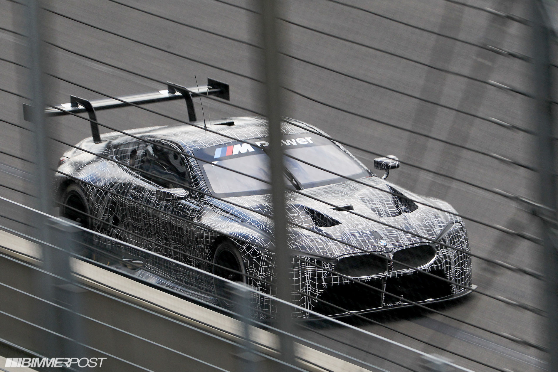 Positive tests for the new BMW M8 GTE at the Lausitzring