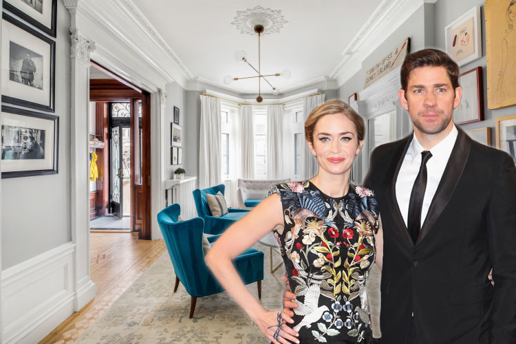 Emily Blunt and John Krasinski to sell BK townhouse for $8M